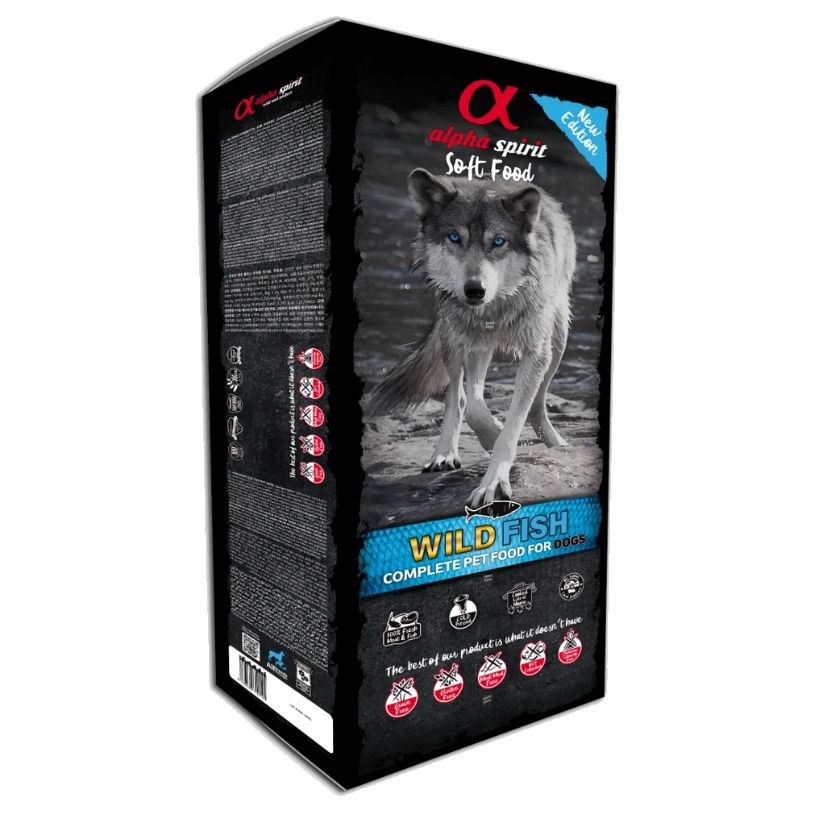 Alpha Spirit Semi Moist Fuldfoder Med Fisk Kg 45 200g