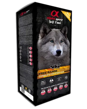 Alpha Spirit Semi Moist Fuldfoder Med Fjerkræ    Kg 45   200g