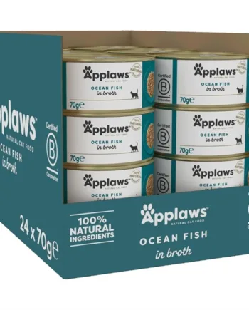 Applaws Cat Dåsemad  Ocean Fish In Broth  24   70g