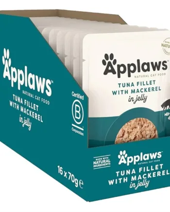 Applaws Cat Pouch Tuna Fillet With Mackerel  16 Pouches