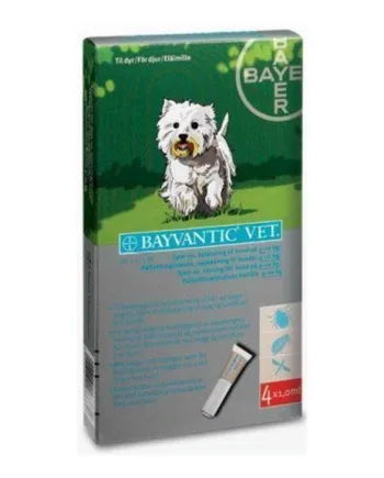 Bayvantic Loppemiddel Til Hunde  -10 Kg