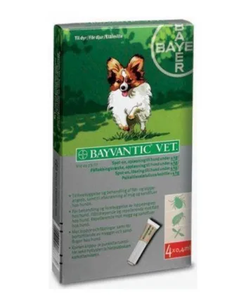 Bayvantic Loppemiddel Til Hunde Under   Kg