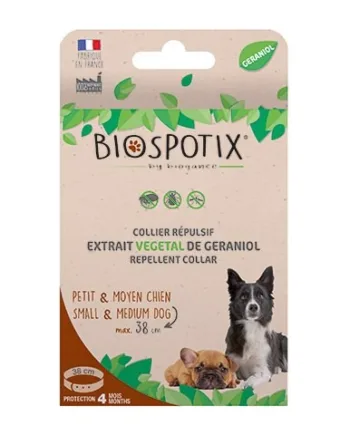 Biospotix Loppehalsbånd Til Hund  Small