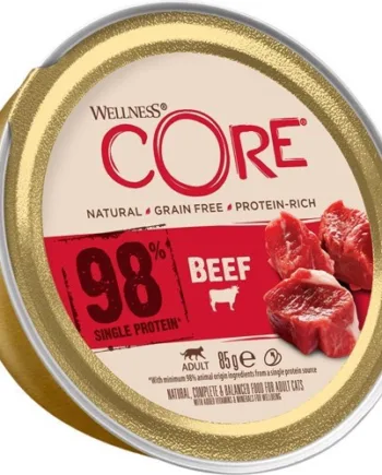 Core Cat Paté 98  Beef  12   85g