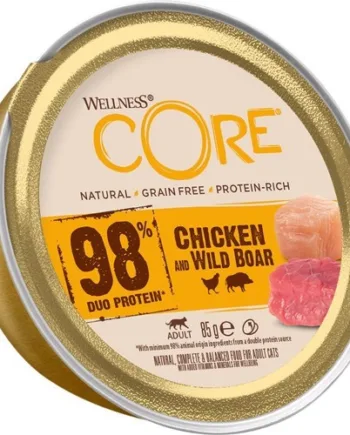 Core Cat Paté 98  Chicken And Wild Boar  12   85g