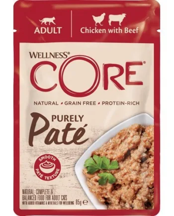 Core Purely Paté Chicken And Beef  24   85g