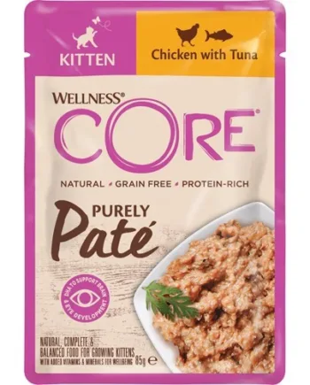 Core Purely Paté Kitten Tuna  24   85g