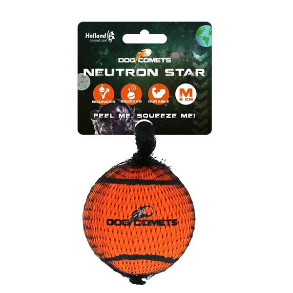 Dog Comets Tennisbold Orange Medium