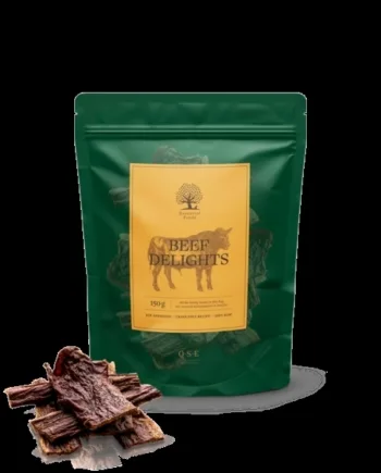 Essential Beef Delights Tørret Oksekød  150g