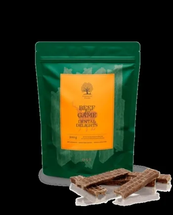 Essential Grain Free Beef   Game Dental Delights  200g