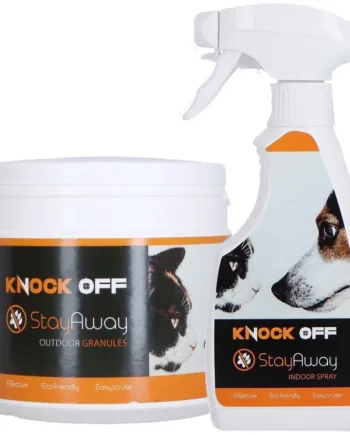 Gå Væk Kat Og Hund Kombipakke Til Udendørs Og Indendørs Spray Og Granulat