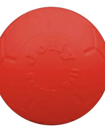 Jolly Soccer Ball Punkterfri Hundebold  Rød  20 Cm