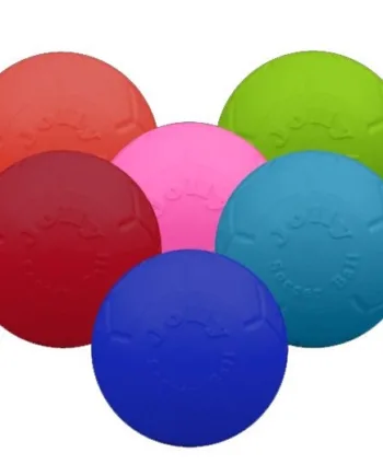 Jolly Soccer Ball Punkterfri Hundebold  Rød  15 Cm