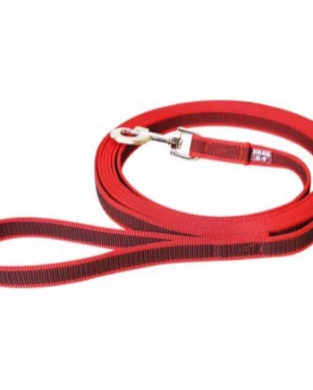 K9 Super-grip Line  Rød  Med Håndtag  10 Meter