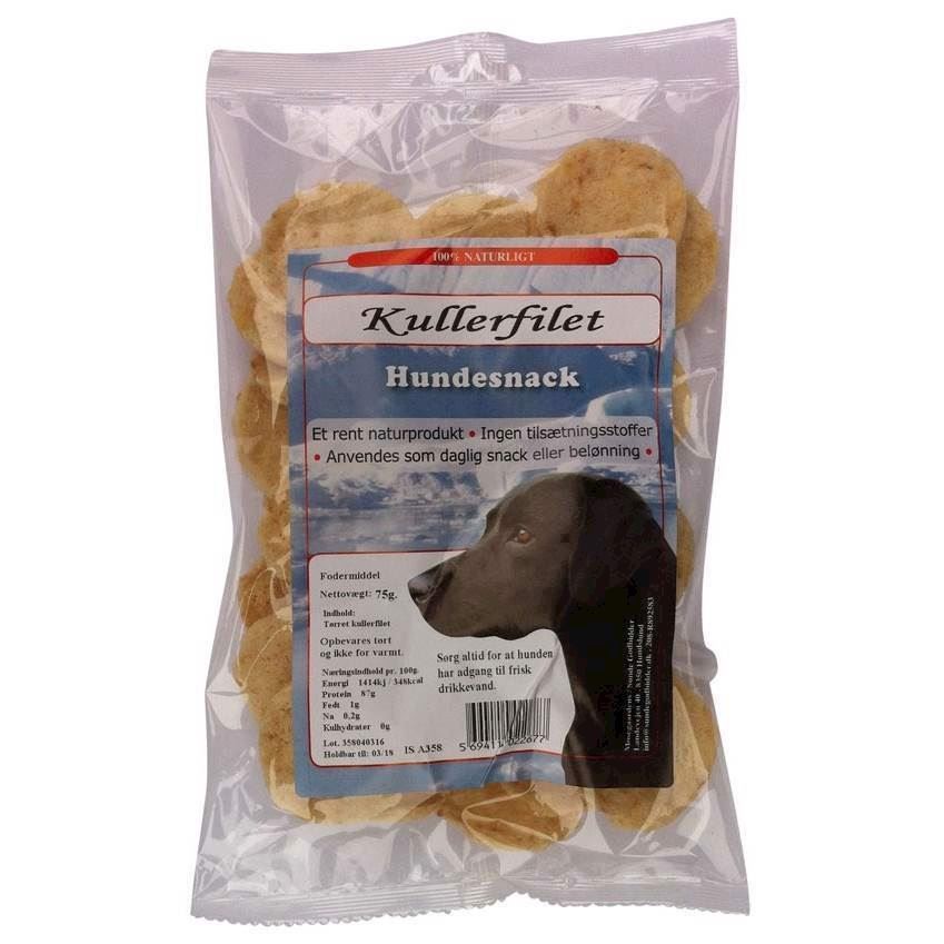Kullerfilet Chips Tørret Islansk Fiskesnack 75g