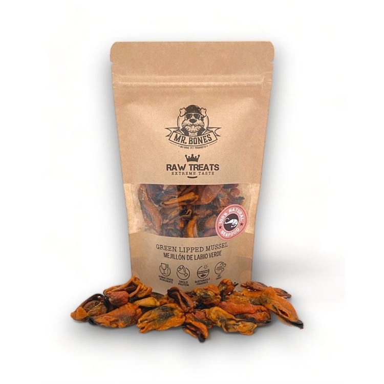 Mr Bones Raw Treats Green-lipped Mussel 45