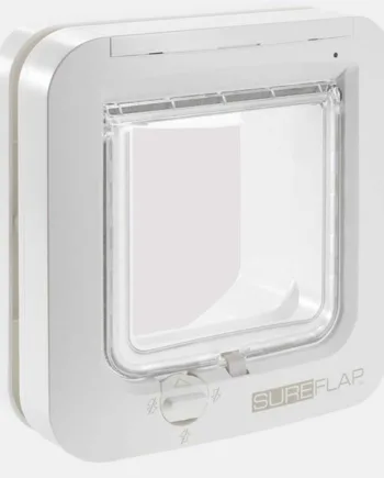 Sureflap Elektronisk Kattelem Med Chip Scanner  Hvid