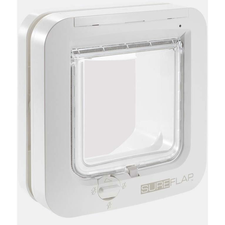 Sureflap Elektronisk Kattelem Med Chip Scanner Hvid