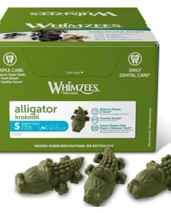Whimzees Alligator Dental Treat Small  Kasse Med 150 Stk