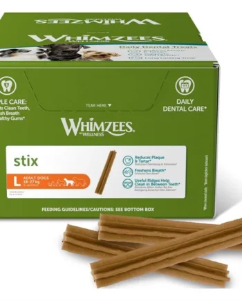 Whimzees Stix Dental Treat Large  Kasse Med 50 Stk