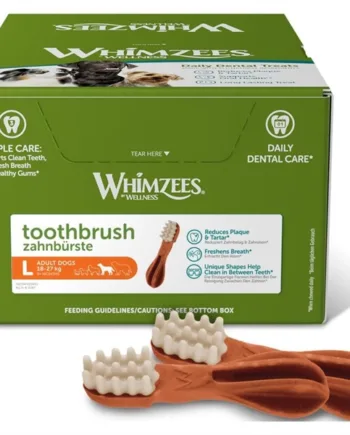 Whimzees Toothbrush Dental Treat Large  Kasse Med 30 Stk