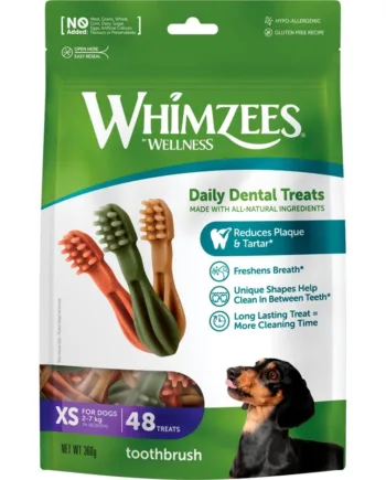 Whimzees Toothbrush Star Xs  48 Stk  360g