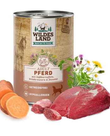 Wildes Land Classic Hest Dåsemad Til Hunde  400g
