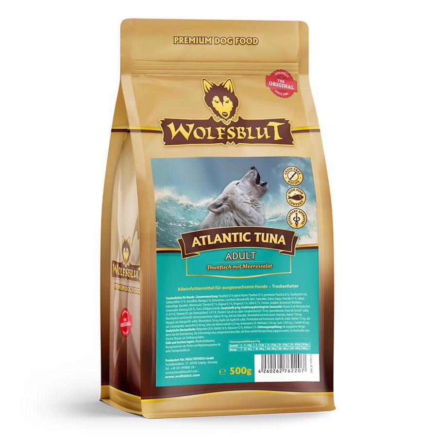 Wolfsblut Atlantic Tuna Adult Smagsprøve 400g