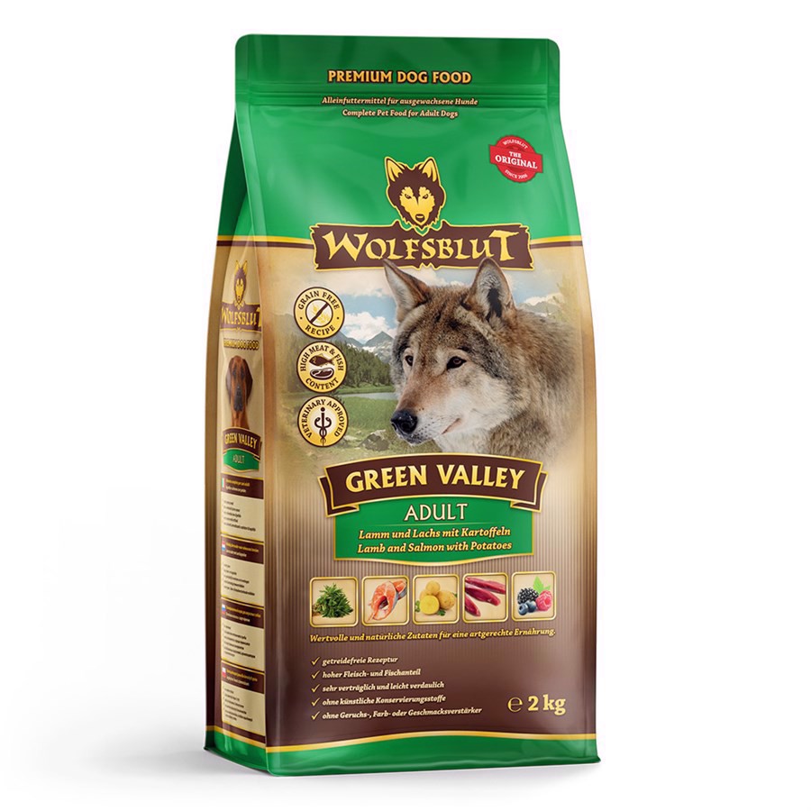 Wolfsblut Green Valley Adult Med Lam Fisk Kg
