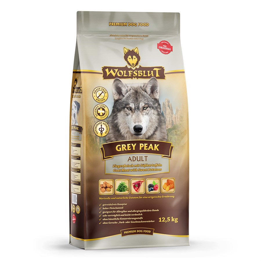 Wolfsblut Grey Peak Adult Med Ged Hest 12 Kg