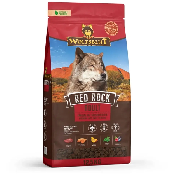 Wolfsblut Red Rock Adult Hundefoder Med Kænguru 12 Kg