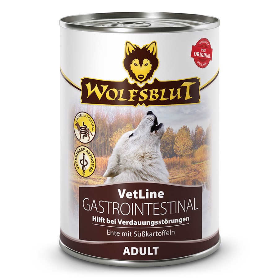 Wolfsblut Vetline Gastrointestinal Dåsemad Mod Mave- Og Fordøjelsesproblemer 395g