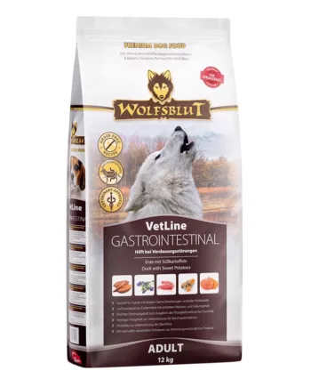 Wolfsblut Vetline Gastrointestinal Mod Mave- Og Fordøjelsesproblemer  12 Kg