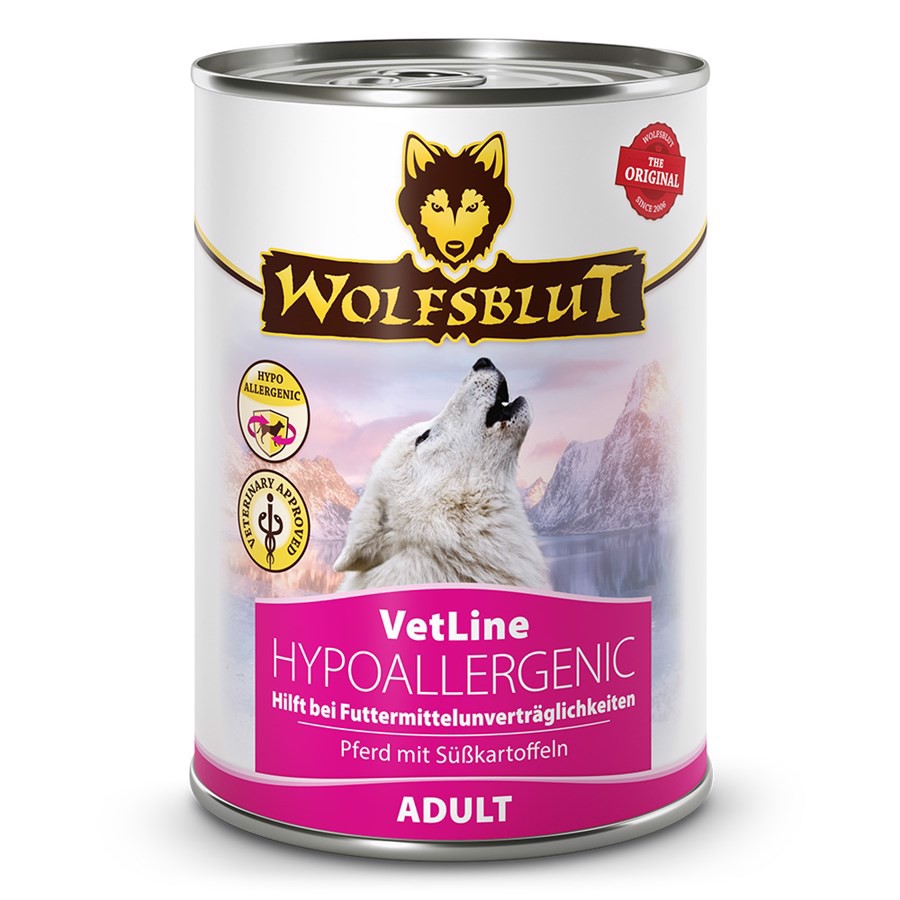 Wolfsblut Vetline Hypoallergenic Dåsemad Mod Foderintolerance 395g