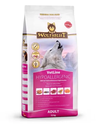 Wolfsblut Vetline Hypoallergenic Mod Foderintolerance  12 Kg