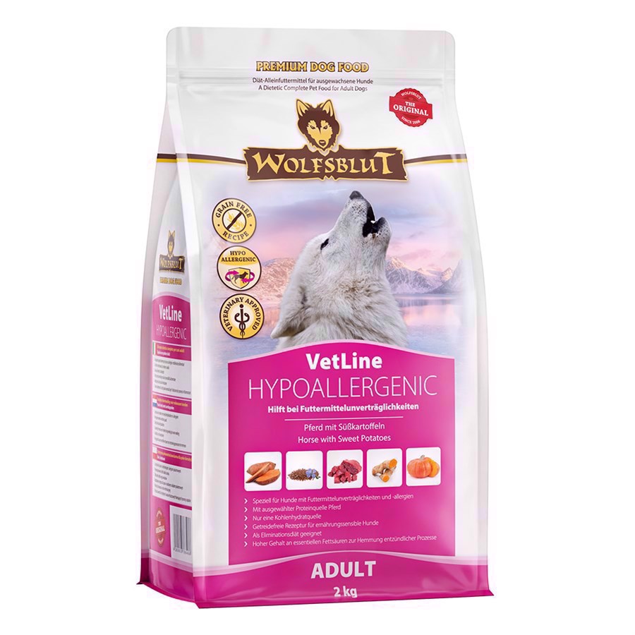 Wolfsblut Vetline Hypoallergenic Mod Foderintolerance Kg