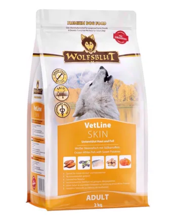 Wolfsblut Vetline Skin   Coat Mod Hud- Og Pelsproblemer    Kg