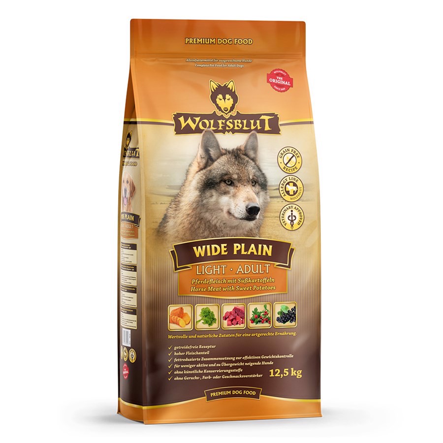 Wolfsblut Wide Plain Light Adult Med Hest 12 Kg