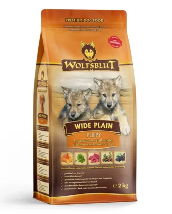 Wolfsblut Wide  Plain Puppy  Med Hest  2kg