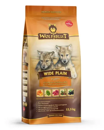 Wolfsblut Wide  Plain Puppy  Med Hest  12   Kg