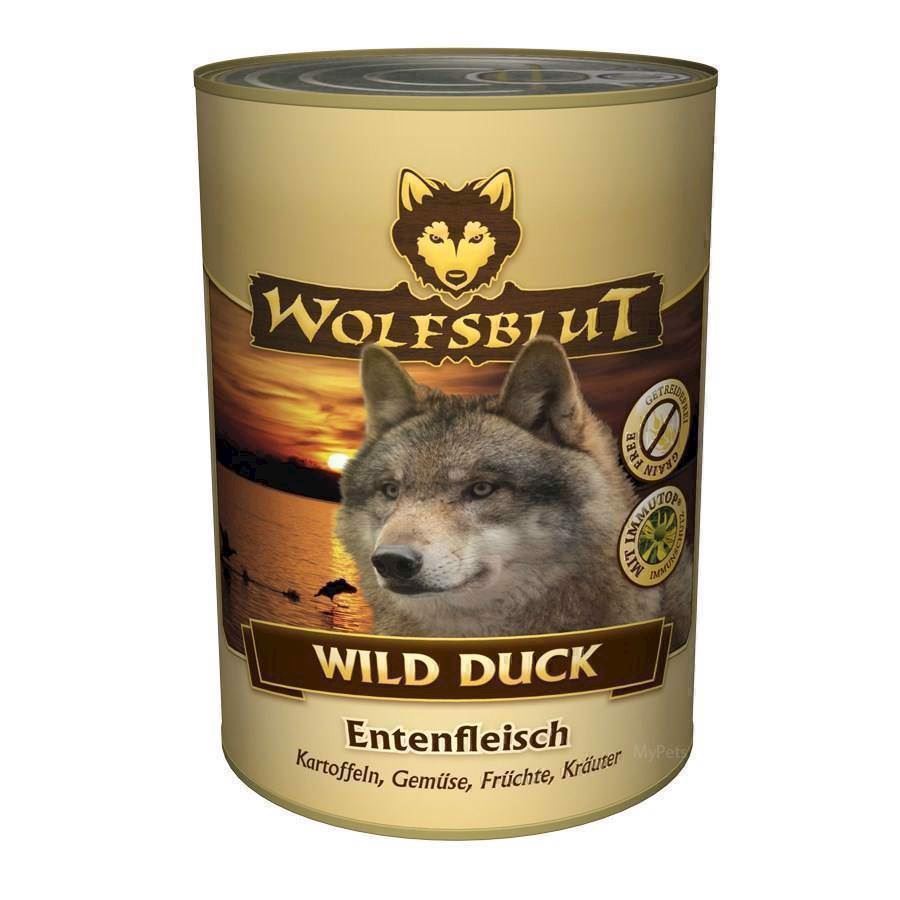 Wolfsblut Wild Duck Adult Dåsemad 395 Gr
