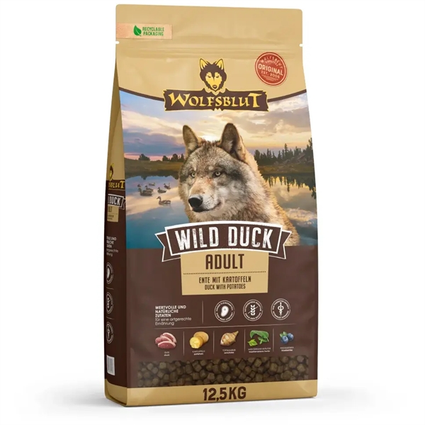 Wolfsblut Wild Duck Adult Med And 12 Kg
