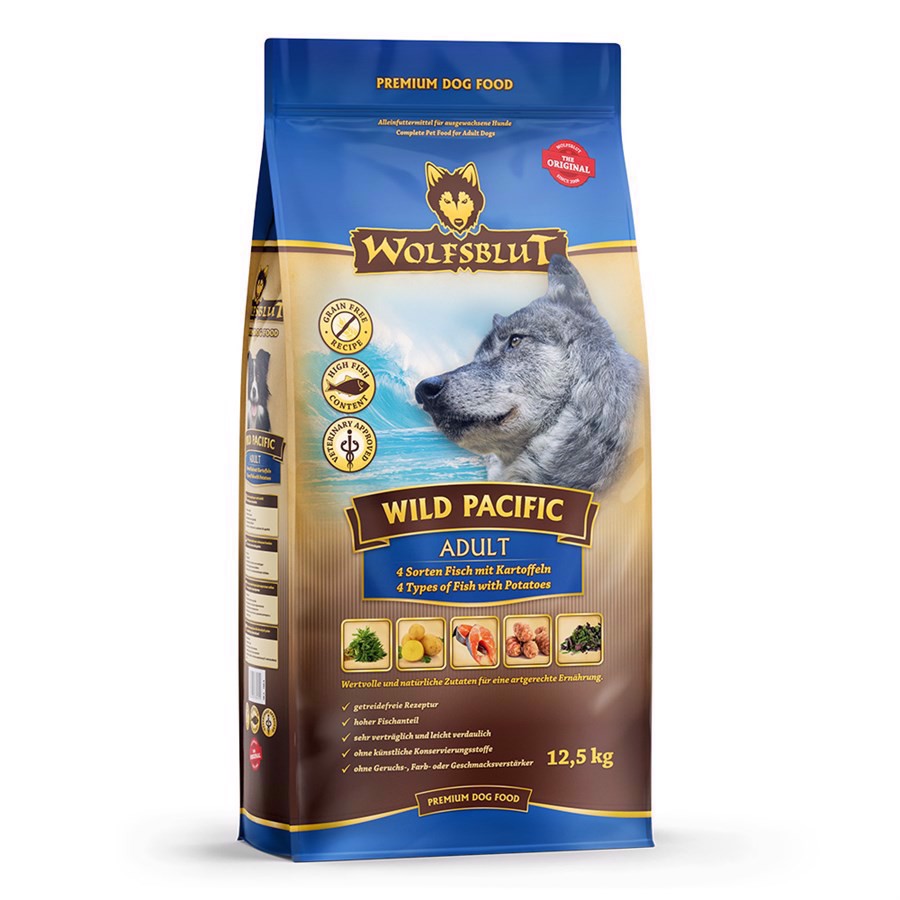 Wolfsblut Wild Pacific Adult Med Fisk 12 Kg