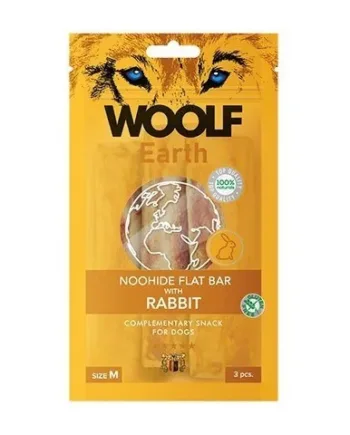 Woolf Earth Noohide Sticks    Stk Medium  Rabbit