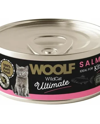 Woolf Ultimate Salmon  Dåsemad Til Killinger  12 Dåser   85g