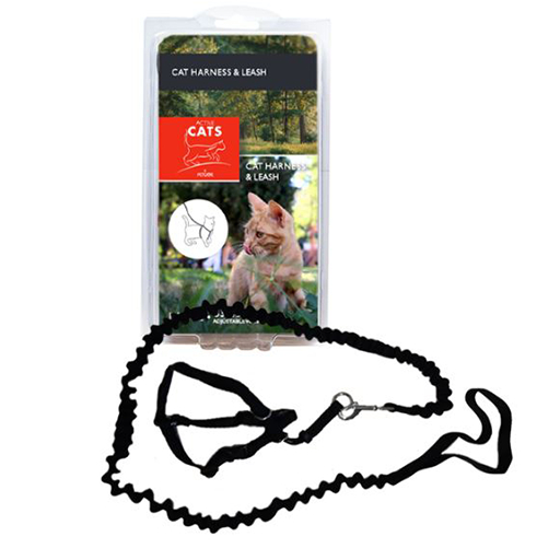 Active    Premium Kattesele Med Snor