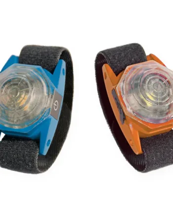 Genopladelig Led Hundelygte  Orange Blå