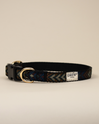 Woody V2   Blødt   Justerbart Halsbånd  Blåt Mønster      Blåt Mønster