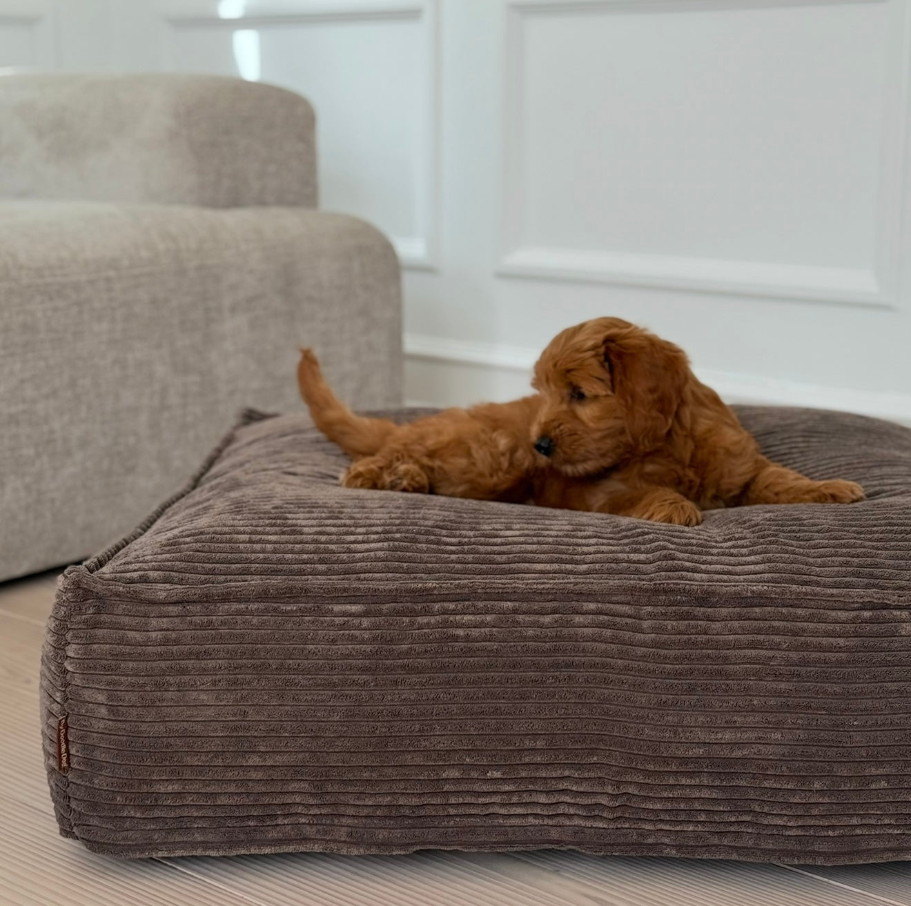 Frede Hundekurven Mørk Brun Medium 85 74 20 Cm