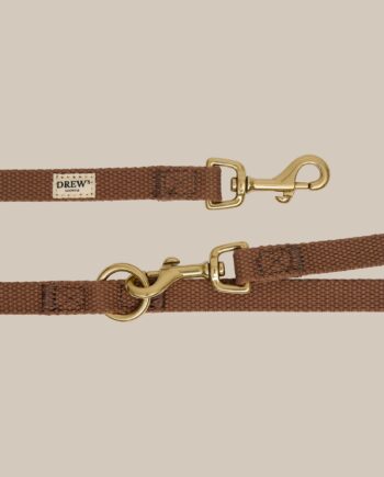 Brun   Justerbar Hundesnor Af Bomuld   Meter